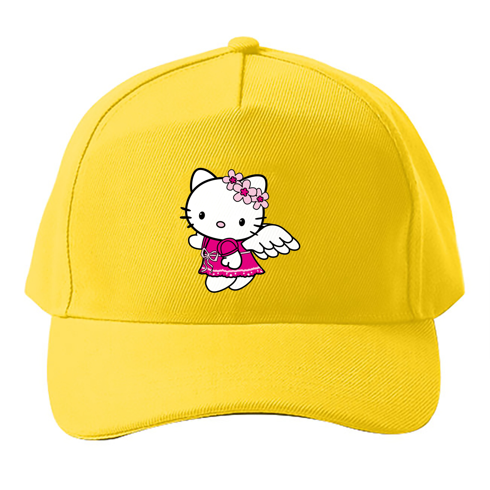 （画像用） Hello Kitty ハローキティ ベースボールキャップ 綿100％ 男女兼用 帽子 スポーツ